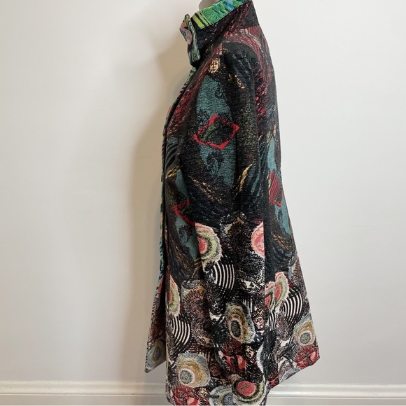 Desigual Multicolor Patterned Coat - Picture 4 of 16